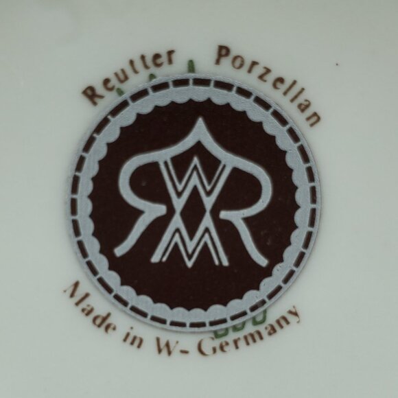 Reutter Teddy Bear Balloons Child's Cereal Snack Bowl Children's Porridge Dish - Picture 8 of 8